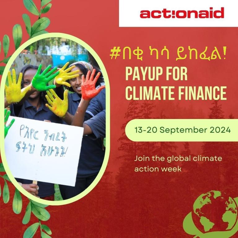 Climate Justice Campaign ActionAid Ethiopia